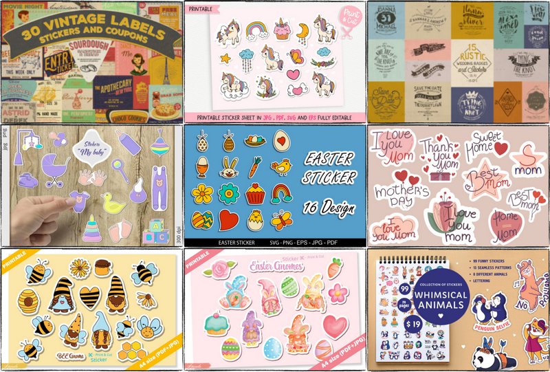 Printable Stickers Printable Stickers